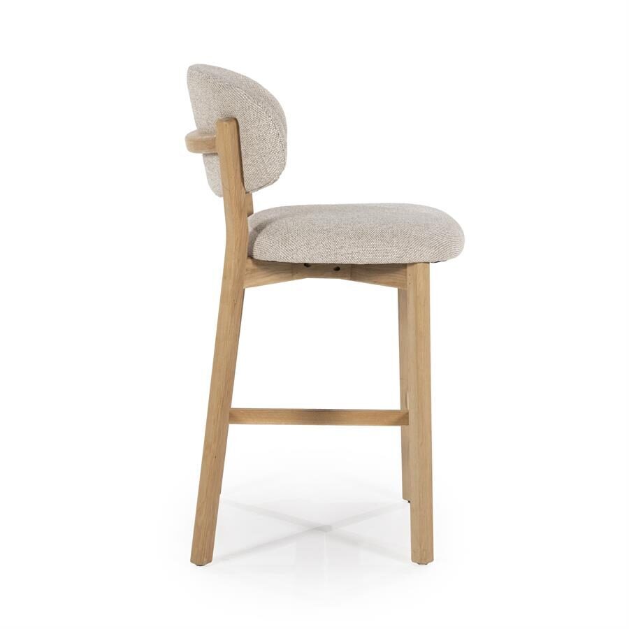 Barstoel Mikky | Naturel & Taupe Moon