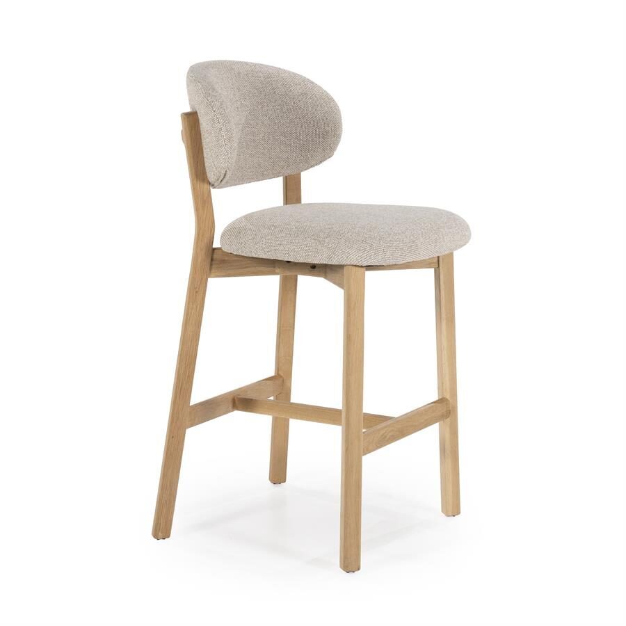 Barstoel Mikky | Naturel & Taupe Moon