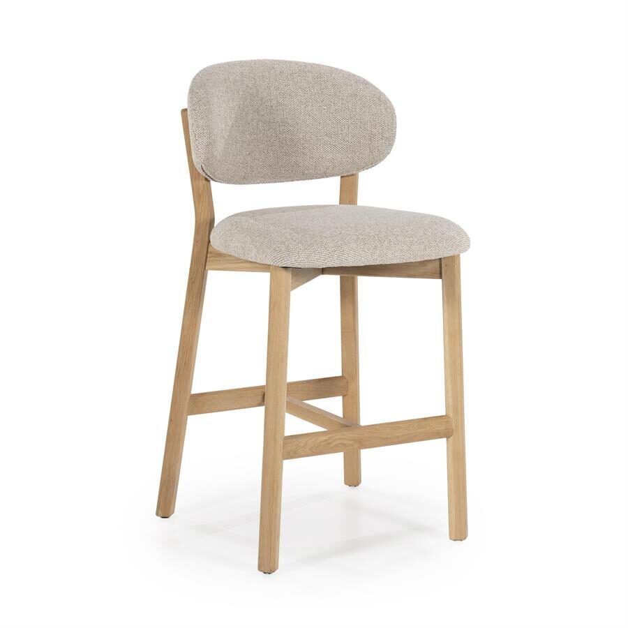 Barstoel Mikky | Naturel & Taupe Moon