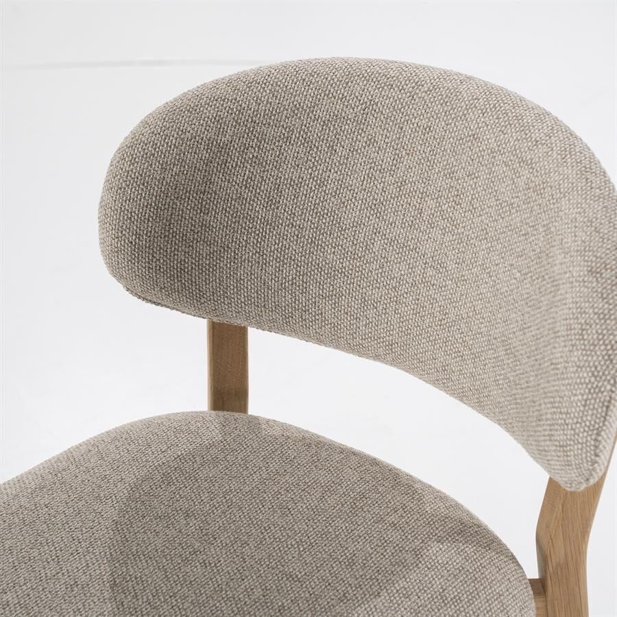 Barstoel Mikky | Naturel & Taupe Moon