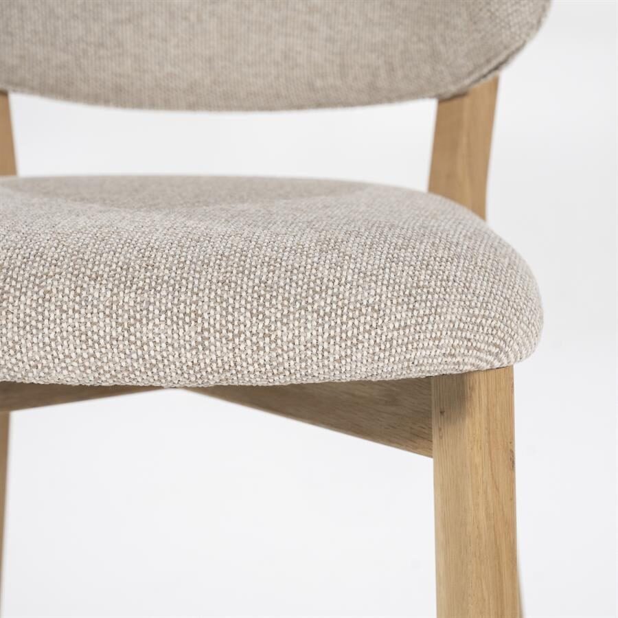 Barstoel Mikky | Naturel & Taupe Moon