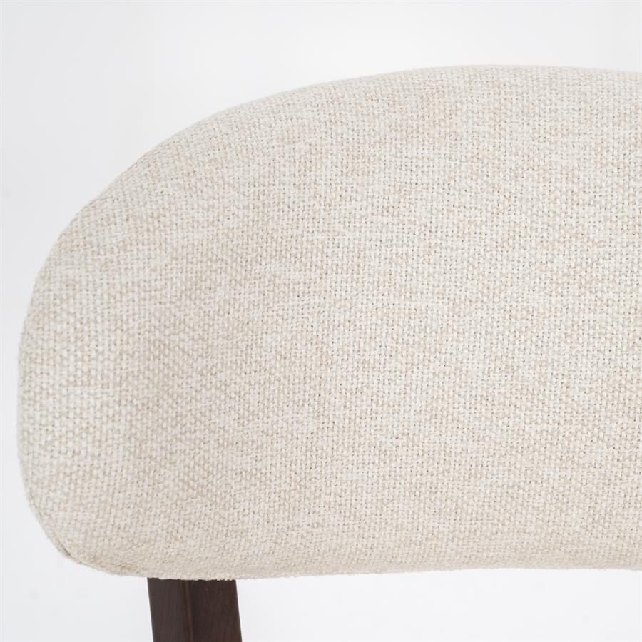 Barstoel Mikky | Bruin & Beige Moon