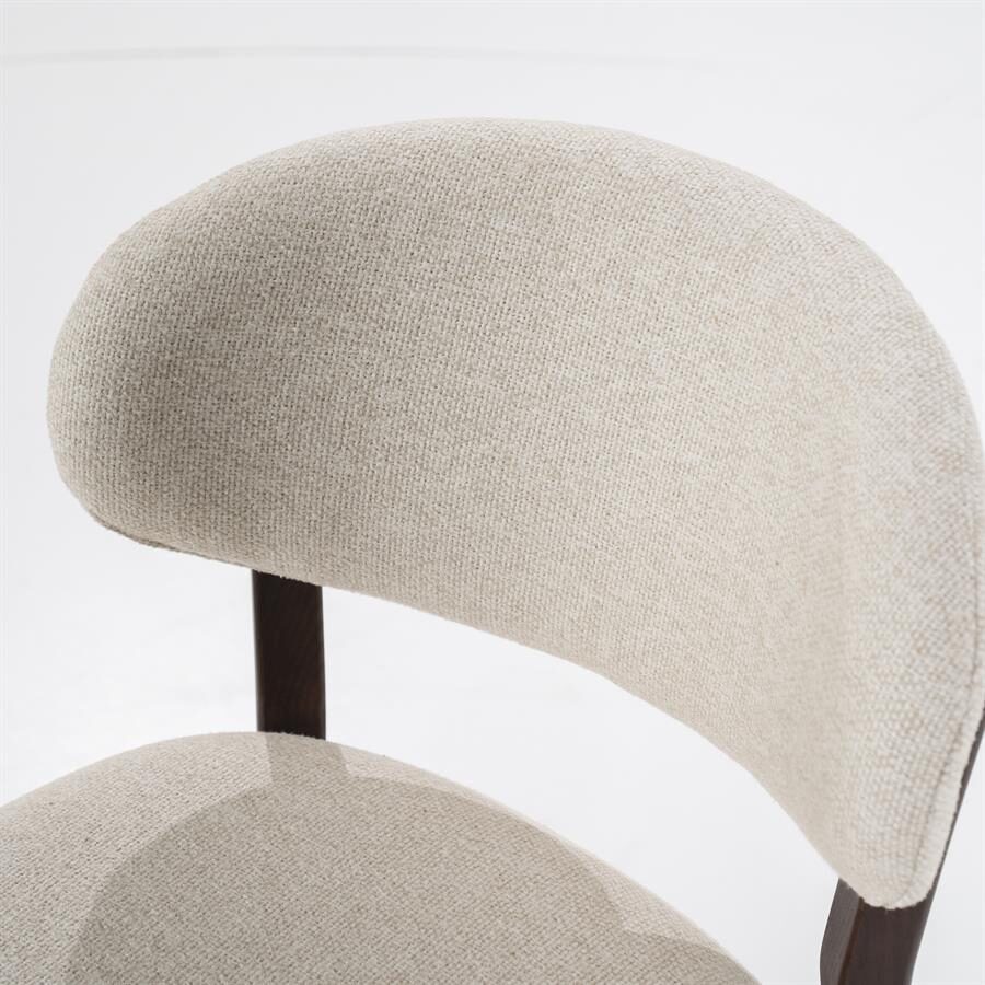 Barstoel Mikky | Bruin & Beige Moon
