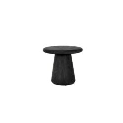 Asti Bijzettafel rond zwart 60 cm