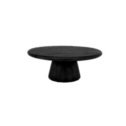 Asti Salontafel rond zwart 90 cm