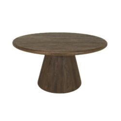 Asti Eetkamertafel rond bruin 150 cm