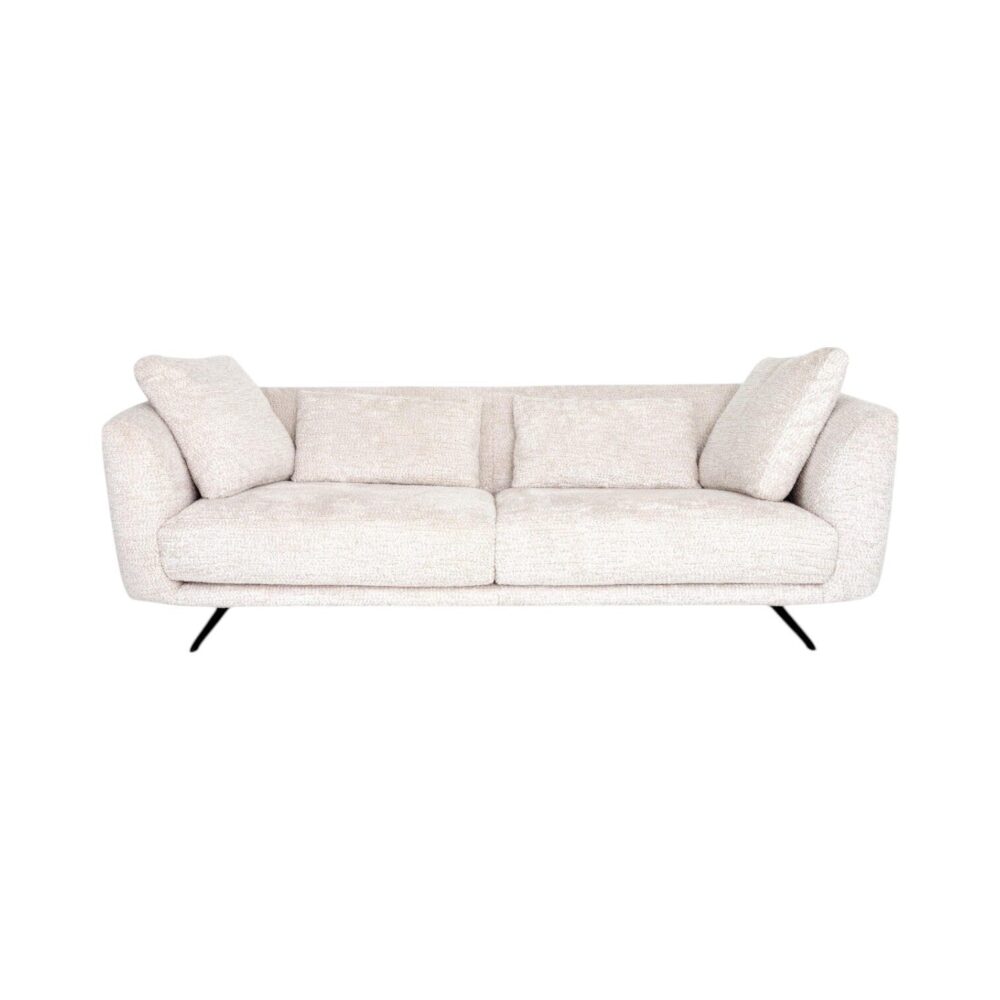 Bank Magnum stof Zitform creme dunne poten