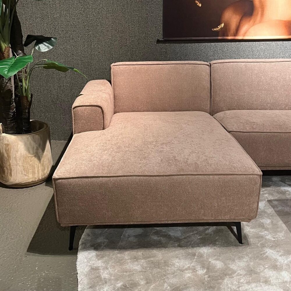Dover Chaise Lounge L - Sicuro (34) Beigerood (40)