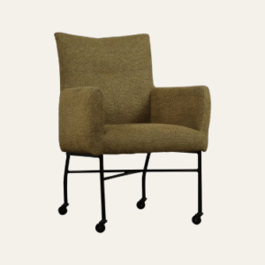 Eetkamerstoelen met wieltjes