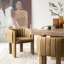 Stoel Liselore – cognac Beta