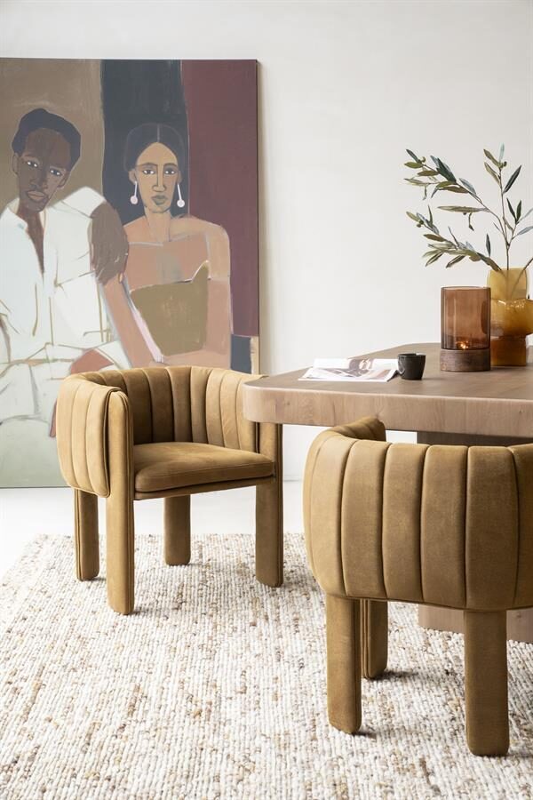 Stoel Liselore – cognac Beta