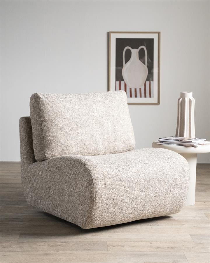 Fauteuil Lucia – bruin Donna