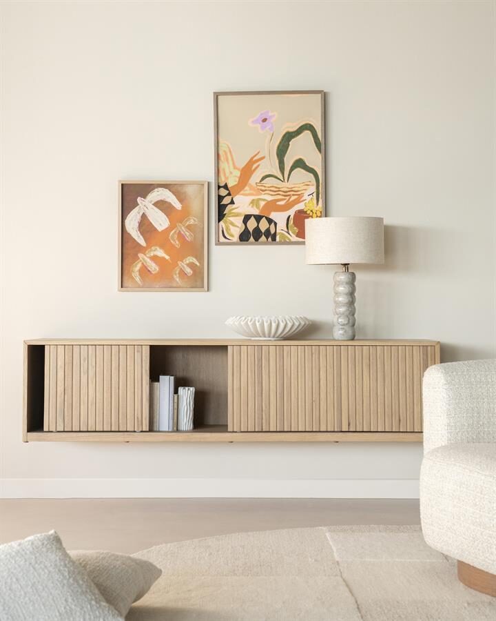 TV meubel Milo 180cm | Naturel