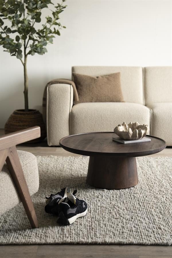Salontafel Ron 80×32 – bruin