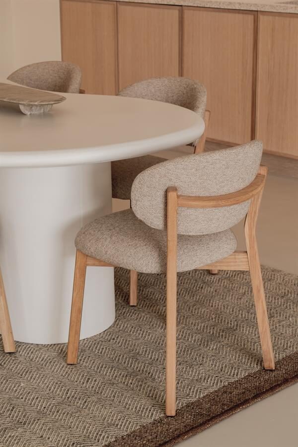 Stoel Mikky | Naturel & Taupe Moon
