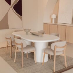 Stoel Mikky | Naturel & Taupe Moon