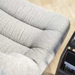 Fauteuil Danica – licht grijs Baquer
