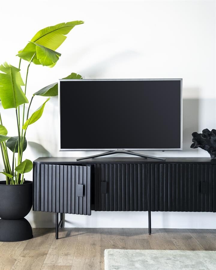 TV meubel Remi 4-drs. – zwart