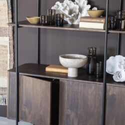 Wandkast James 4drs. – bruin