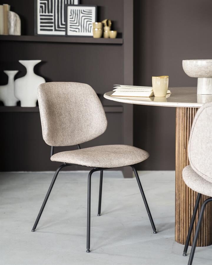Stoel Lynn | Beige Fletcher