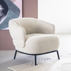 Fauteuil David – mosterd Safari