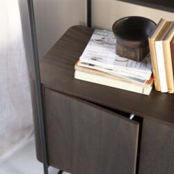 Wandkast James 2drs. – bruin