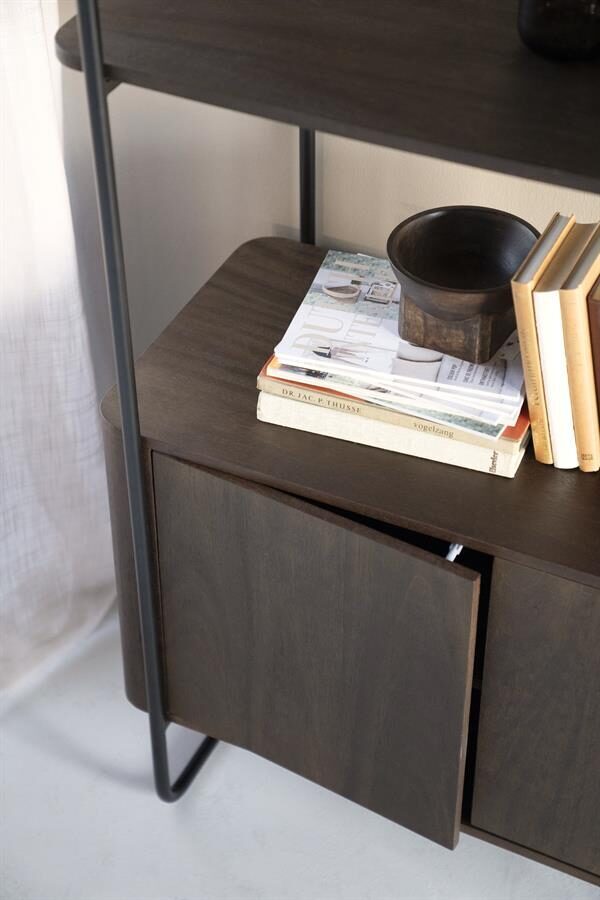 Wandkast James 2drs. – bruin