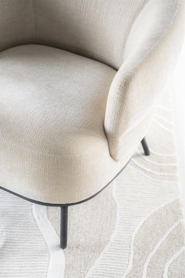 Fauteuil David – taupe Safari