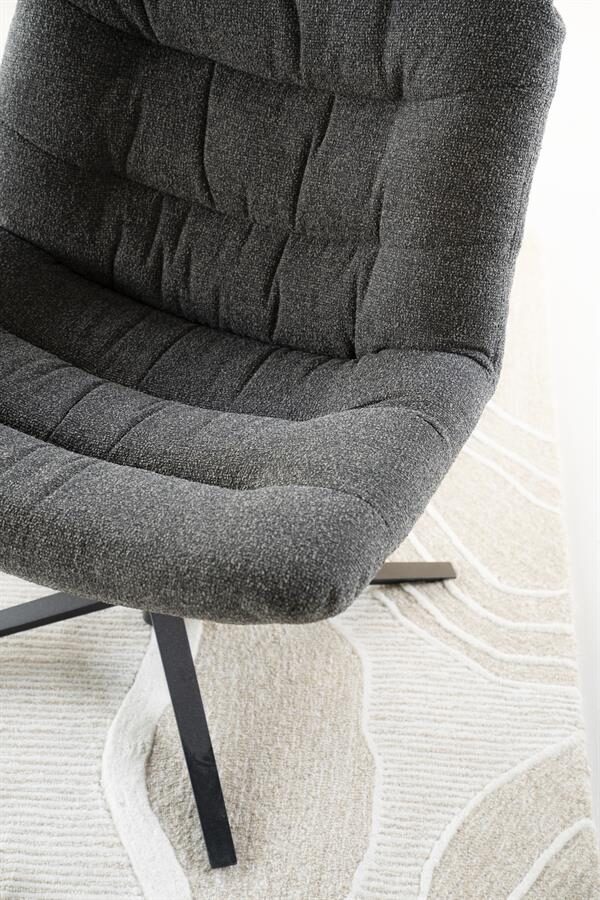 Fauteuil Danica – antraciet Baquer