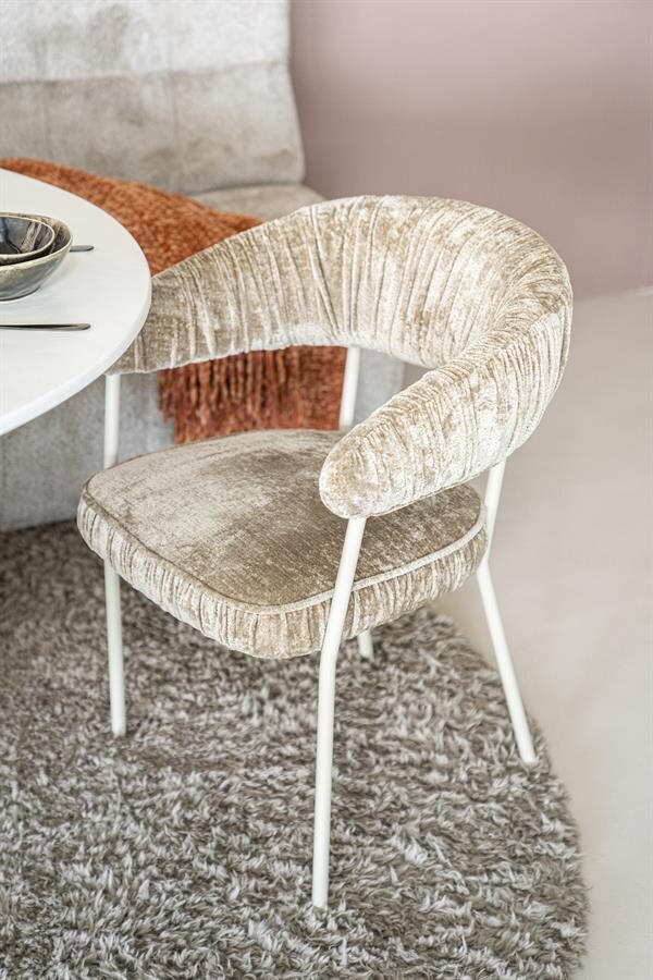 Stoel Lizzy | Taupe Femme