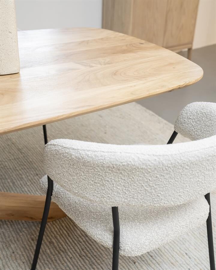Eettafel Nikki 280×100 – naturel