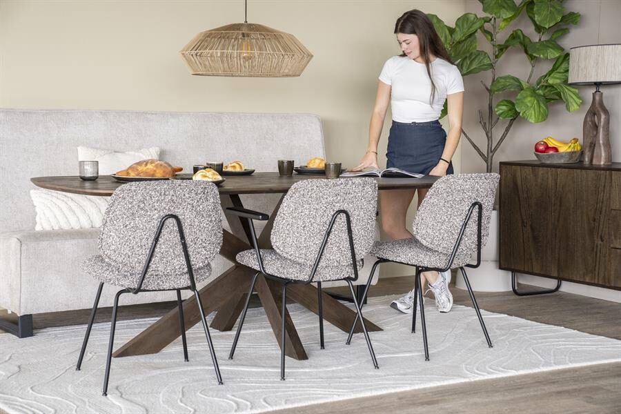 Stoel Jon – taupe Maywood