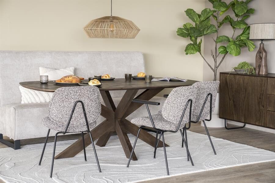 Stoel Jon – taupe Maywood
