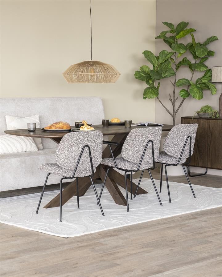 Stoel Jon – taupe Maywood