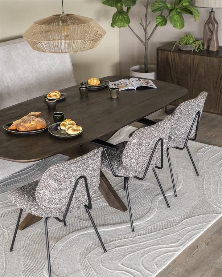 Stoel Jon – taupe Maywood