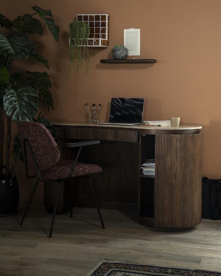Stoel Jon met arml – rood Maywood