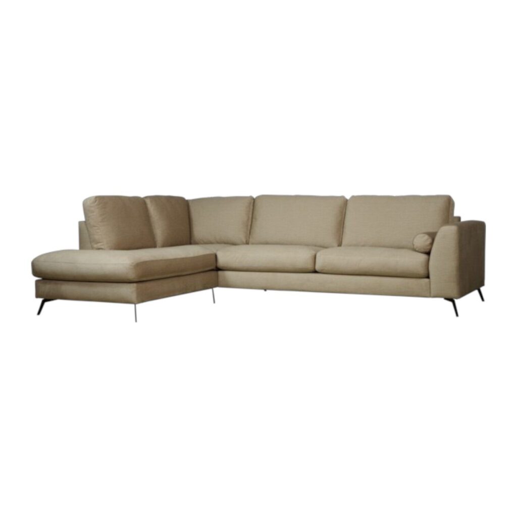 Hoekbank Ferry Beige grote zachte bankstellen wildeboer