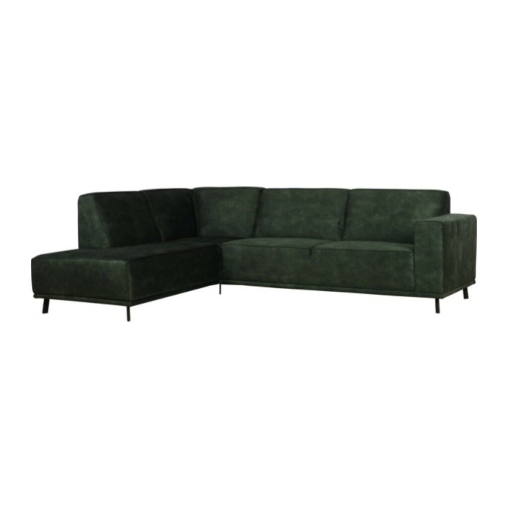 Hoekbank Ohlahoma grote zacht velour hoekbank comfortabel
