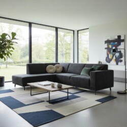 Hoekbank Oklahoma in antraciet van Wildeboer snel leverbaar!