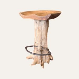 Houten barstoelen