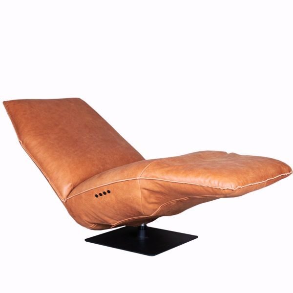 Relaxfauteuil Merle leren fauteuil