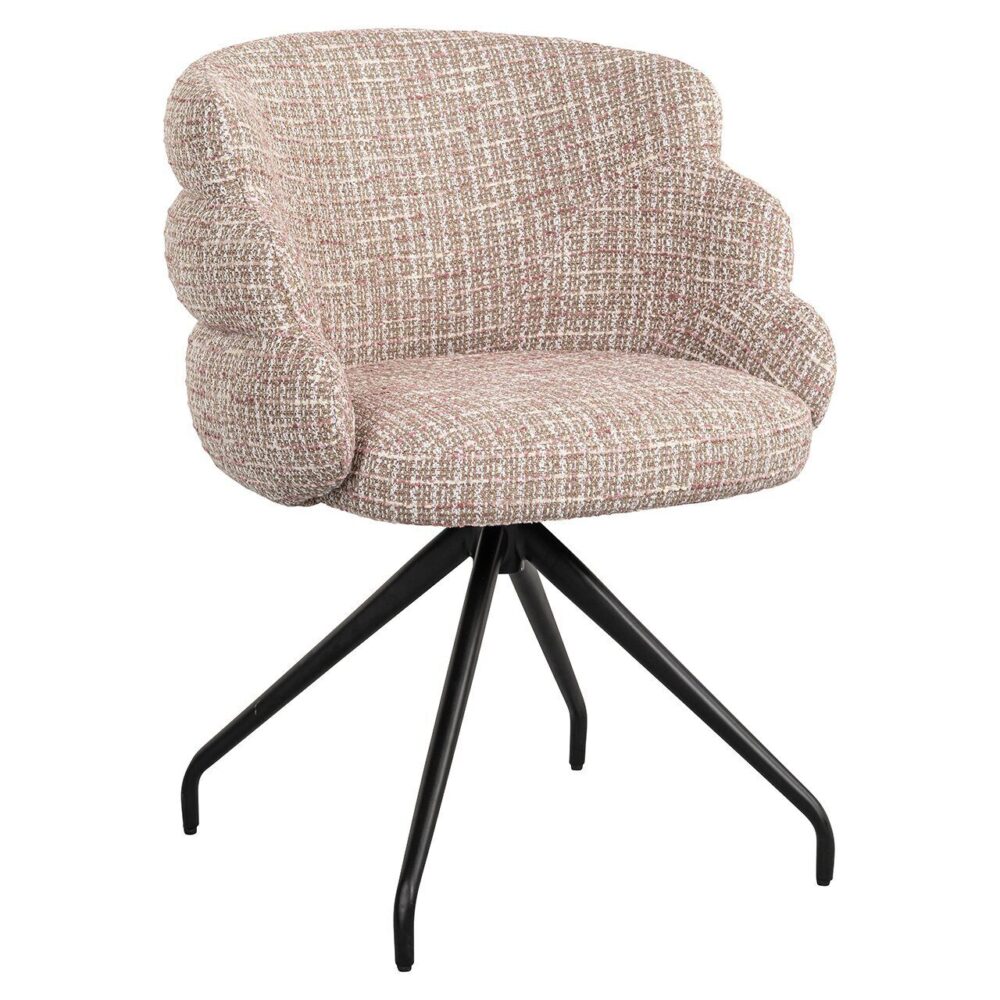 Eetkamerstoel Kayla trendy rose