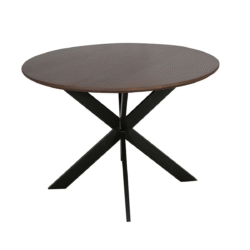 Eettafel Madison Walnut | 150 cm | Poot Black