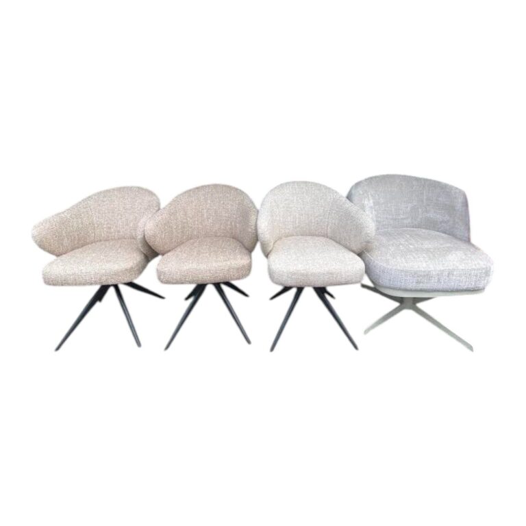 Stoel Connor showroom vier stuks moderne eetkamerstoelen