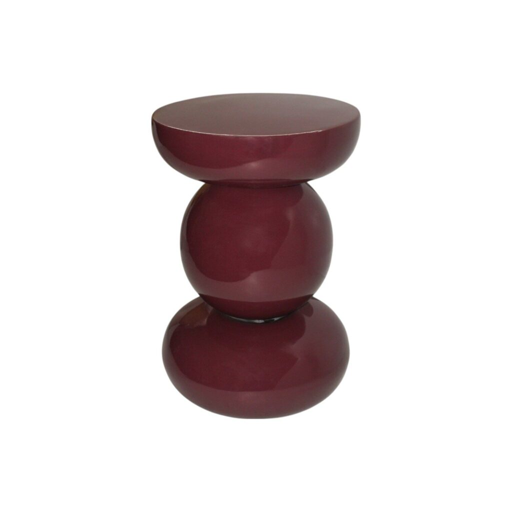 Brix Dex Maroon ronde bijzettafel paars livingfurn