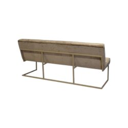 Eetkamerbank 485 Koopmans Meubelen stof metalen frame poten zacht comfortabel