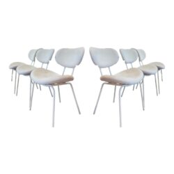 Eetkamerstoel Ace set van 6 stof zonder armleuning met rugleuning sale outlet uitverkoop mokana