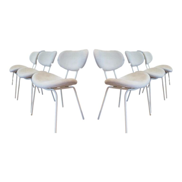 Eetkamerstoel Ace set van 6 stof zonder armleuning met rugleuning sale outlet uitverkoop mokana