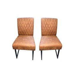 Eetkamerstoel Taison set van 2 leer leder leren stoel outlet sale uitverkoop mokana