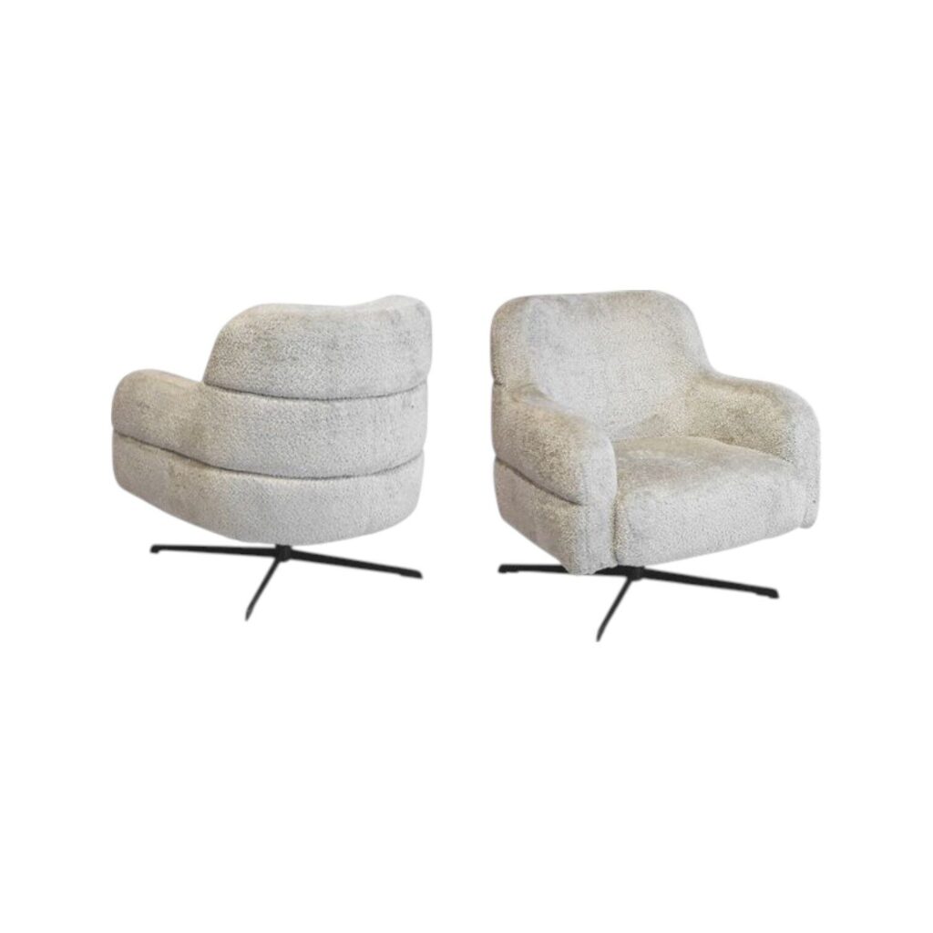 Fauteuil 635 koopmans meubelen zacht teddy x-poot comfortabel met armleuning